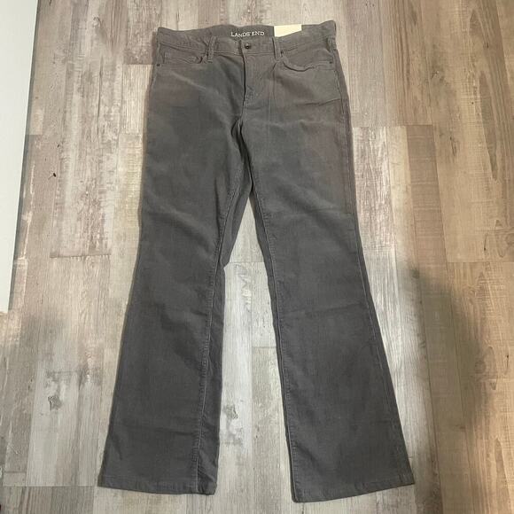 NWT Lands End Five-Pocket Corduroy Pants, Mid-Rise Bootcut Size 12T - Picture 15 of 16